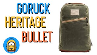 GoRuck Heritage 18L Double Compartment Bullet Review and Walkthrough