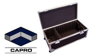 preview picture of video 'Capro Flight Case for 10x Laptop Computer'