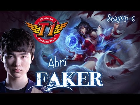 SKT T1 Faker AHRI Mid vs Anivia - Patch 6.1 KR | League of Legends