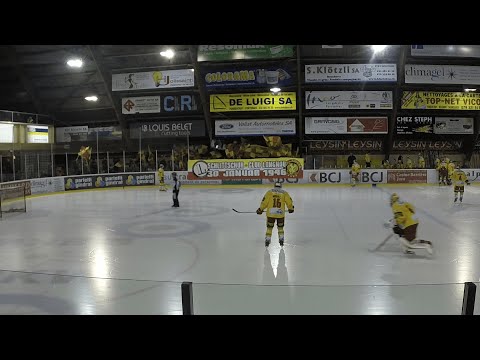 Choreo "SC Langnau 30.01.1946" (HC Ajoie vs. SCL Tigers, 44. Saisonspiel)