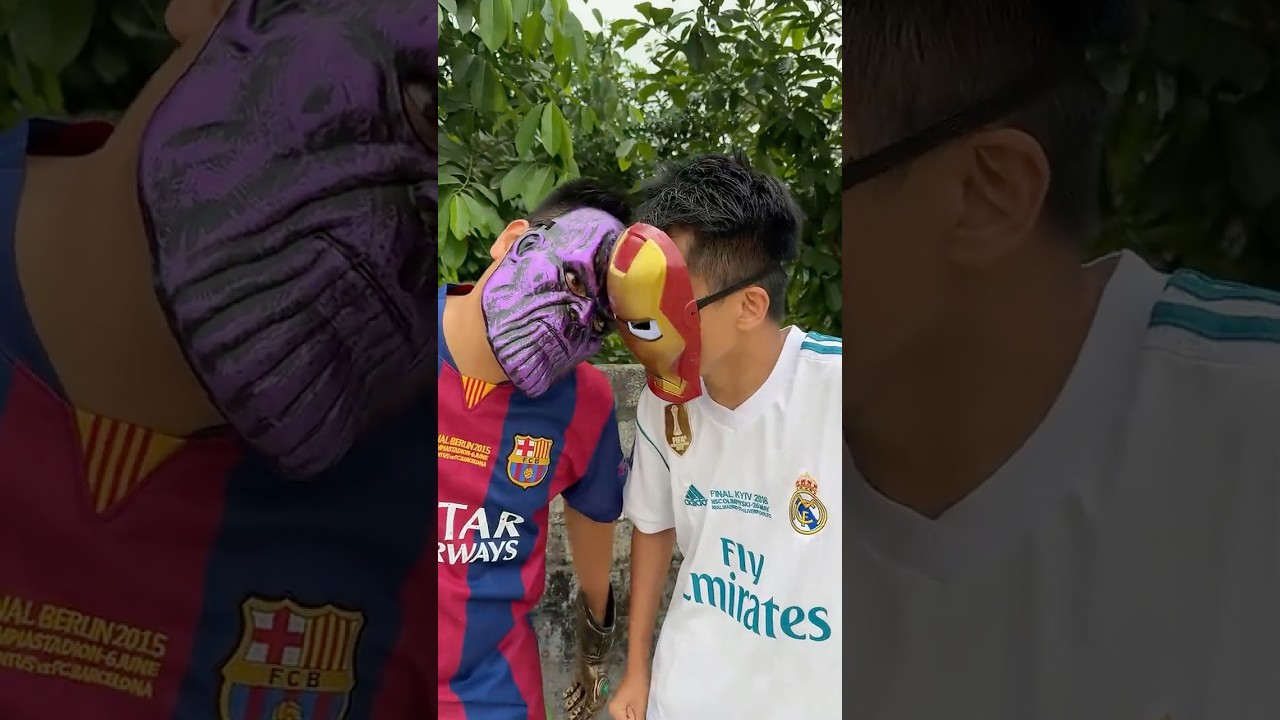 Ronaldo and Messi clash in a battle.