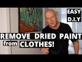 Best Way To Get Paint Off Of Clothes