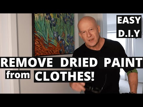 YouTube video about: How to get tempera paint out of clothes?