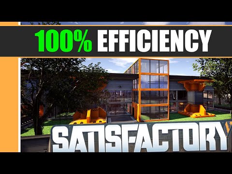 100% Efficient Heavy Modular Frame Factory   Satisfactory Early Access