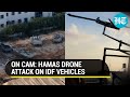 Al Qassam Brigades Releases Video Of Drone Strike On Israeli Military Vehicles In Gaza Watch