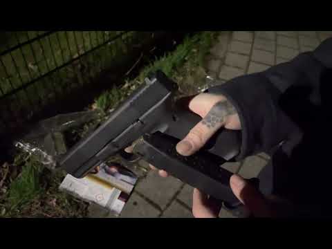 Glock 17 Gen5 9mm PAK Schusstest Walther Stop Blitz | Red Flash Platzpatronen Munitionstest