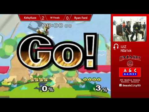 Smash City TO S3E1 - KirbyKaze (Sheik) vs Ryan Ford (Fox) WF