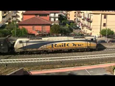 E.474 RailOne e 189 CFI in transito a Monterotondo