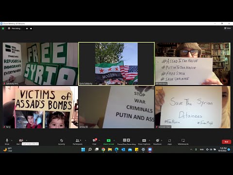 Weekly Vigil for #FreeSyria & #Ukraine | 10/6/2022 | Syria Solidarity NYC