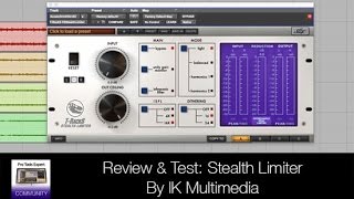 Video thumbnail for Review & Test Of Stealth Limiter by IK Multimedia by Production Expert