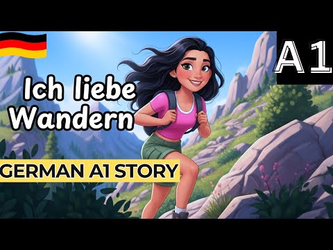 LEARN GERMAN | Easy German A1 Story | Ich liebe Wandern 🥾