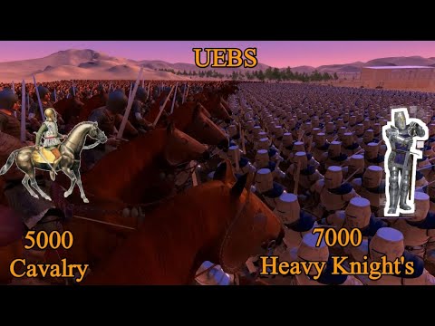 7000 Heavy Knight's vs 5000 Cavalry's | Ultimate Epic Battle Simulator |