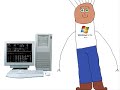 Boy Hates Microsoft Windows Vista Beta Startup