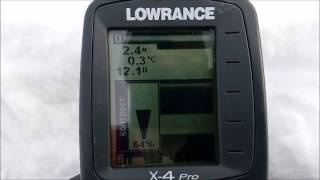 Настройки lowrance x4 pro