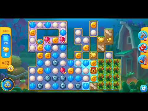 Fishdom. 5831 level no boosters and diamonds