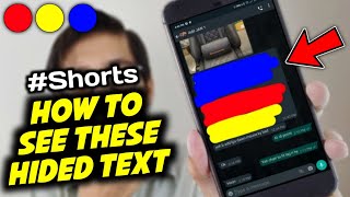How to See Painted Screenshot Text (Android)