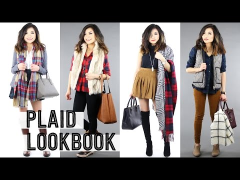 Preppy Plaid Lookbook + Black Friday Cyber Monday Tips and Advice 2015 | Miss Louie Video