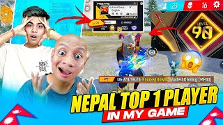 Nepal Highest Level Player in My Game😱What Happened Next 🔥