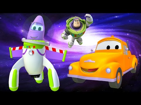 Die Lackierwerkstatt von Tom dem Abschleppwagen: ROCKY ist BUZZ LIGHTYEAR | Lastwagen Cartoons