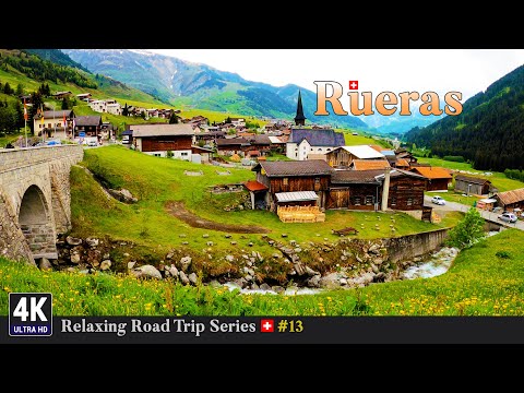 Relaxing Road Trip Series in Switzerland 🇨🇭 Ep#13 - Scenic Drive From Sedrun To Oberalp Pass Grisons