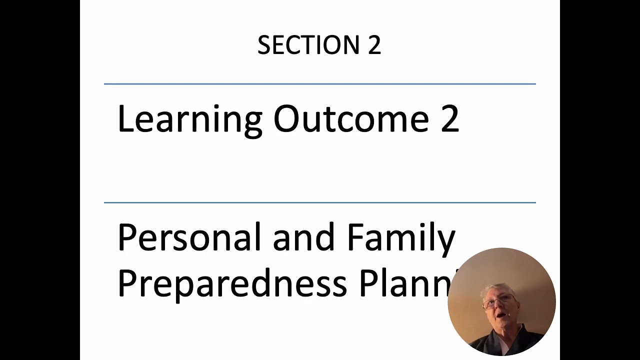 Module 2 Lecture: All Hazards Preparedness