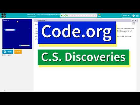 Code.org Lesson 27.1 Using the Game Design Process | Tutorial with Answers | Unit 3 CS Discoveries