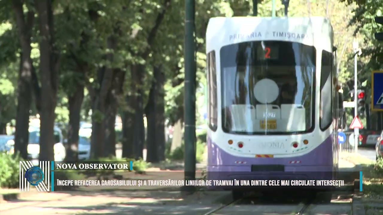 Începe refacerea carosabilului și a traversărilor liniilor de tramvai în una dintre cele mai circulate intersecții