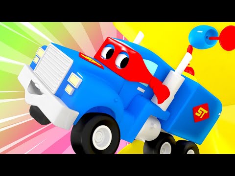 Crtići sa kamionima za djecu Mini Super Kamion - Super Kamion Carl u Auto Gradu 🚚 ⍟ Crtići sa autima