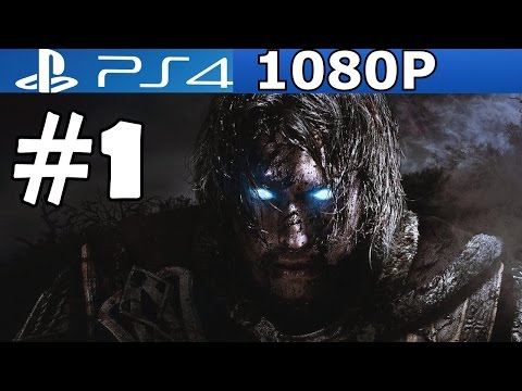 Middle Earth Shadow of Mordor Walkthrough Part 1 Gameplay Let's Play  Review PS4 1080p