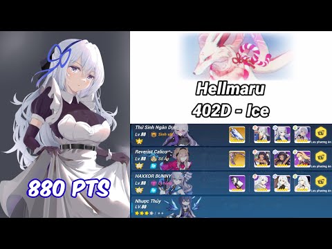 Honkai Impact 3 - [RedLotus 402D] Hellmaru (Ice) 880 Pts - SW(S3) RC HB WE 3*