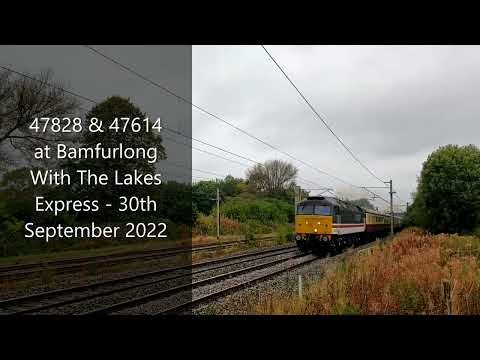 47828 & 47614 at Bamfurlong With The Lakes Express - 30th September 2022