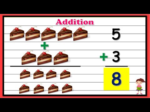 Basic Addition|Addition for Kids|Basic Addition For Kindergarden|Learn Addition|Add|Premath Concept