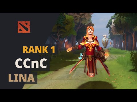 CCnC (Rank 1) plays Lina Dota 2 Full Game
