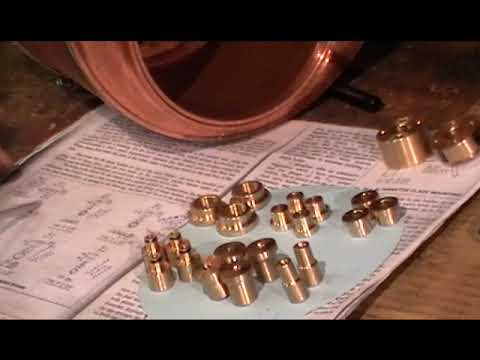 Making a Steam Boiler for a loco Part 6 marking out, bushes etc "mr factotum"