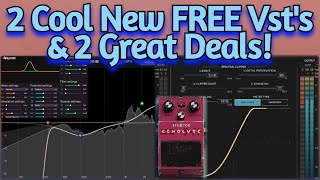 Video thumbnail for New FREE VSTs & Deals - Newfangled, Soundly, Kuassa (Efektor Echolyte, Saturate, Shape It, Qsynthi) by Amner Hunter
