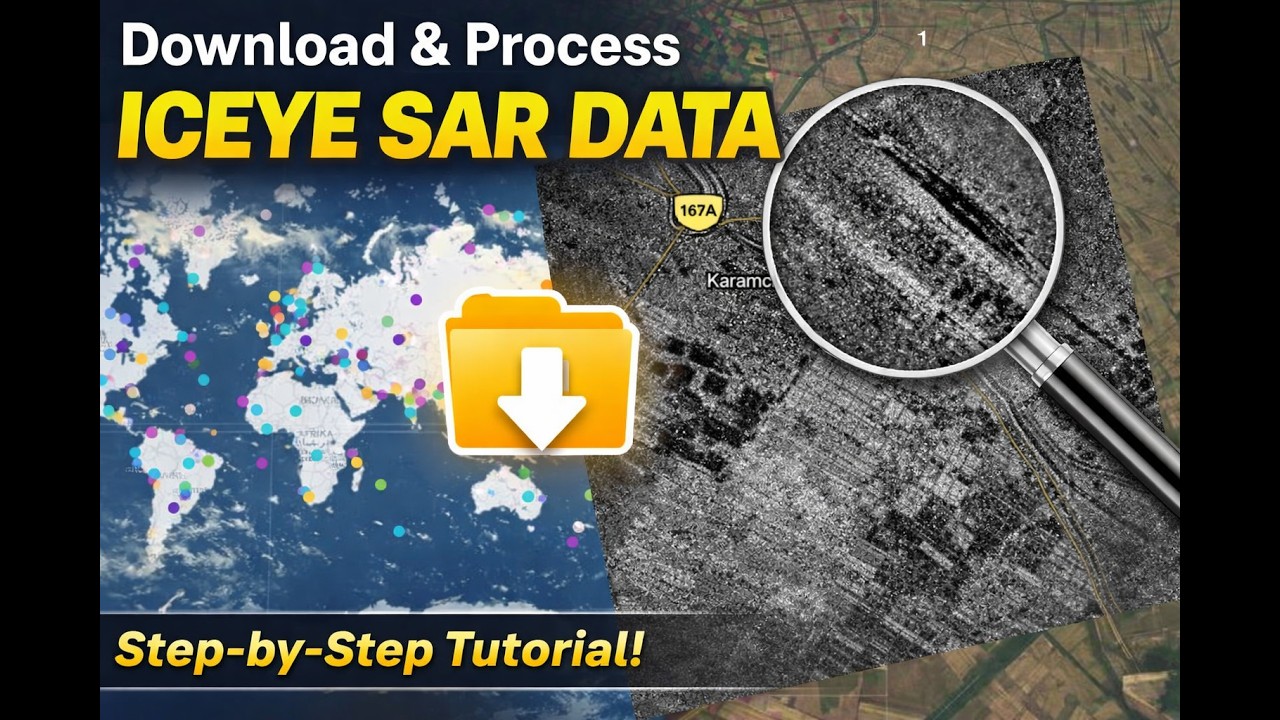 How to Download & Process ICEYE SAR Data in ArcGIS Pro! 🌍📡🚀