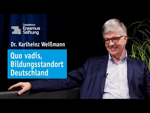 Quo vadis, Germany as a center of education? - Dr. Karlheinz Weißmann in conversation - Current i...
