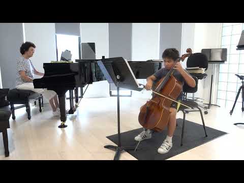 Rehearsal for Ipswich Eisteddfod 2023 Gavotte from Pieces for Cello & Piano Op 67 No 2 David Popper