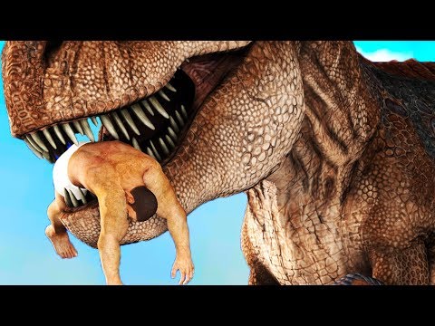 THE ENTIRE SERVER IS HUNTING US, WE MUST SURVIVE! Play As Dino Series Ep2 - Ark Survival Evolved