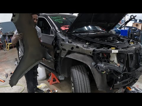 2014 Jeep Grand Cherokee how to take the fender and headlight off