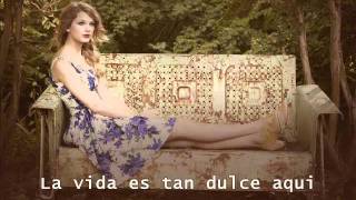 Taylor Swift Being with my baby Traducida español
