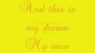 Everybody Has A Dream - Jessica Sanchez (Lyrics On Screen)