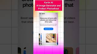 AI Photo Editing Tool - Generate Product Photos easily #ai #aiphotoediting #kartiv #kartivai