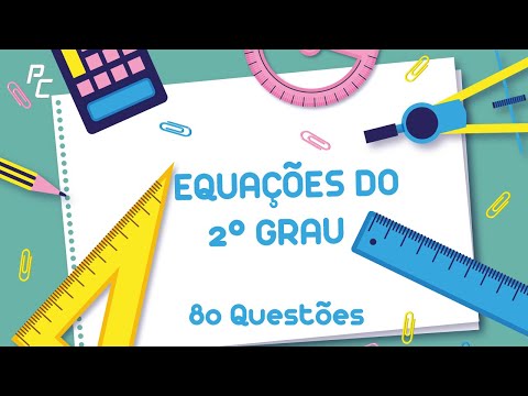 EQUAÇÕES DO 2º GRAU (80 QUESTÕES)