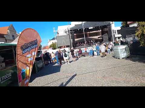 Rokycany Festival in the center of town, Rokycany, Czech Republic 