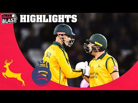 Six Fest In Nottingham! | Notts Outlaws v Middlesex - Highlights | Vitality Blast 2019