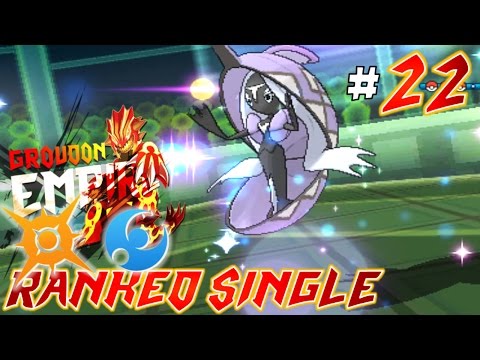 Battle Spot Single - Pokemon SUN MOON RANKED SINGLE #22 Taunt Tapu Fini vs Groudon Empire & jmal98