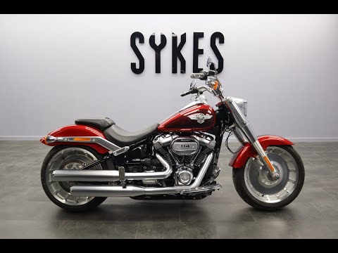 2018 Harley-Davidson FLFBS Softail Fat Boy in Wicked Red and Twisted Cherry