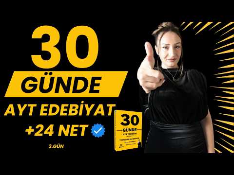 Şiir Türleri - Edebi Sanatlar KODLAMALARLA 3. GÜN  30 GÜNDE AYT EDEBİYAT KAMPI – 2026
