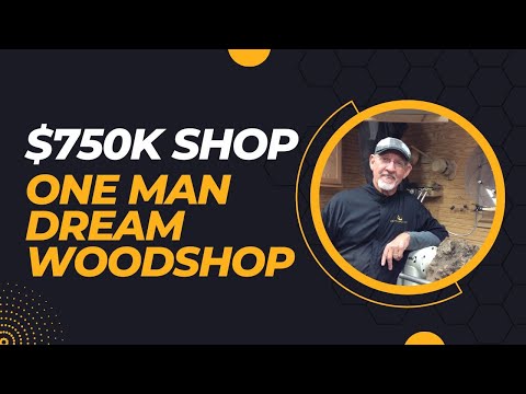 Shop Tour 2023 Teaser - Ultimate $750k One Man Dream Woodworking Shop